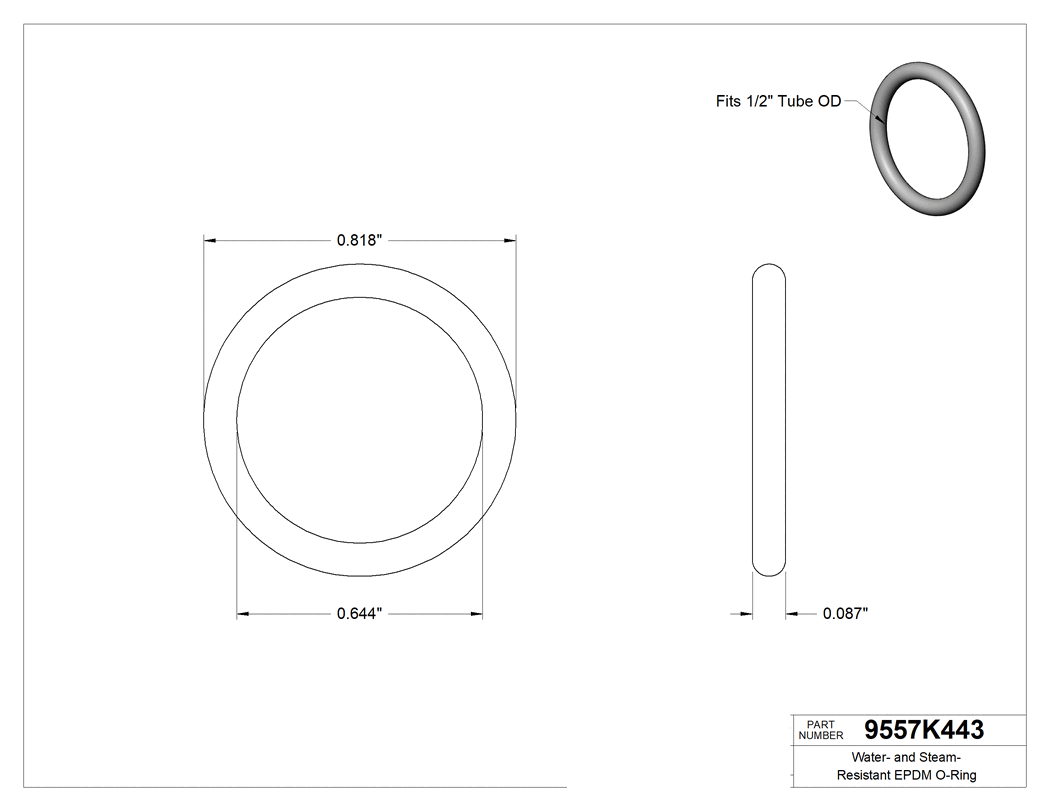 Technical drawing - 9557K443